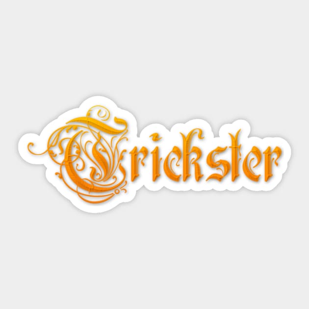 Trickster Sticker by GlowstickDesign